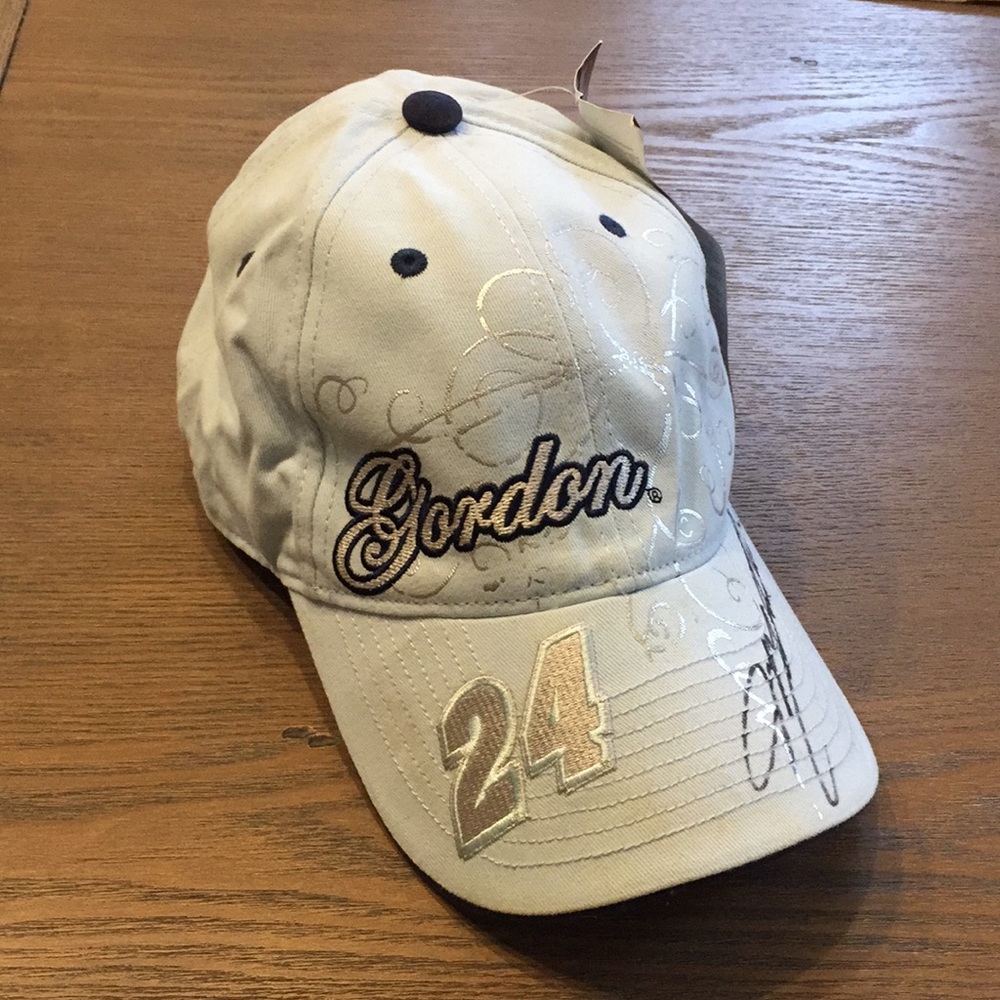 Baby blue Signed Jeff Gordon hat